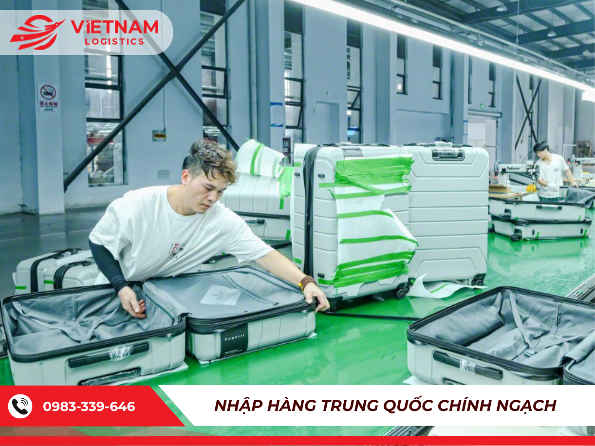 Nhập vali trực tiếp tại xưởng Trung Quốc